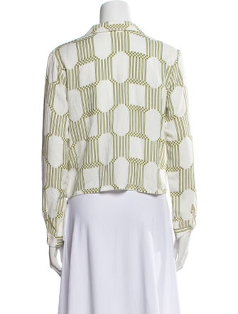Paloma Wool Printed Long Sleeve Button-Up Top
