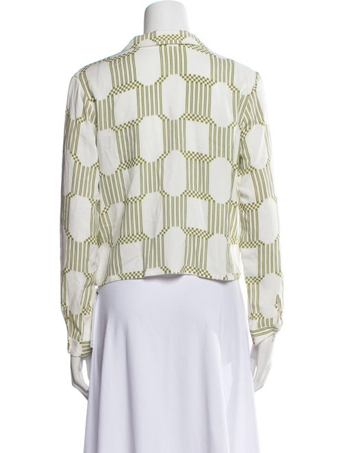 Paloma Wool Printed Long Sleeve Button-Up Top