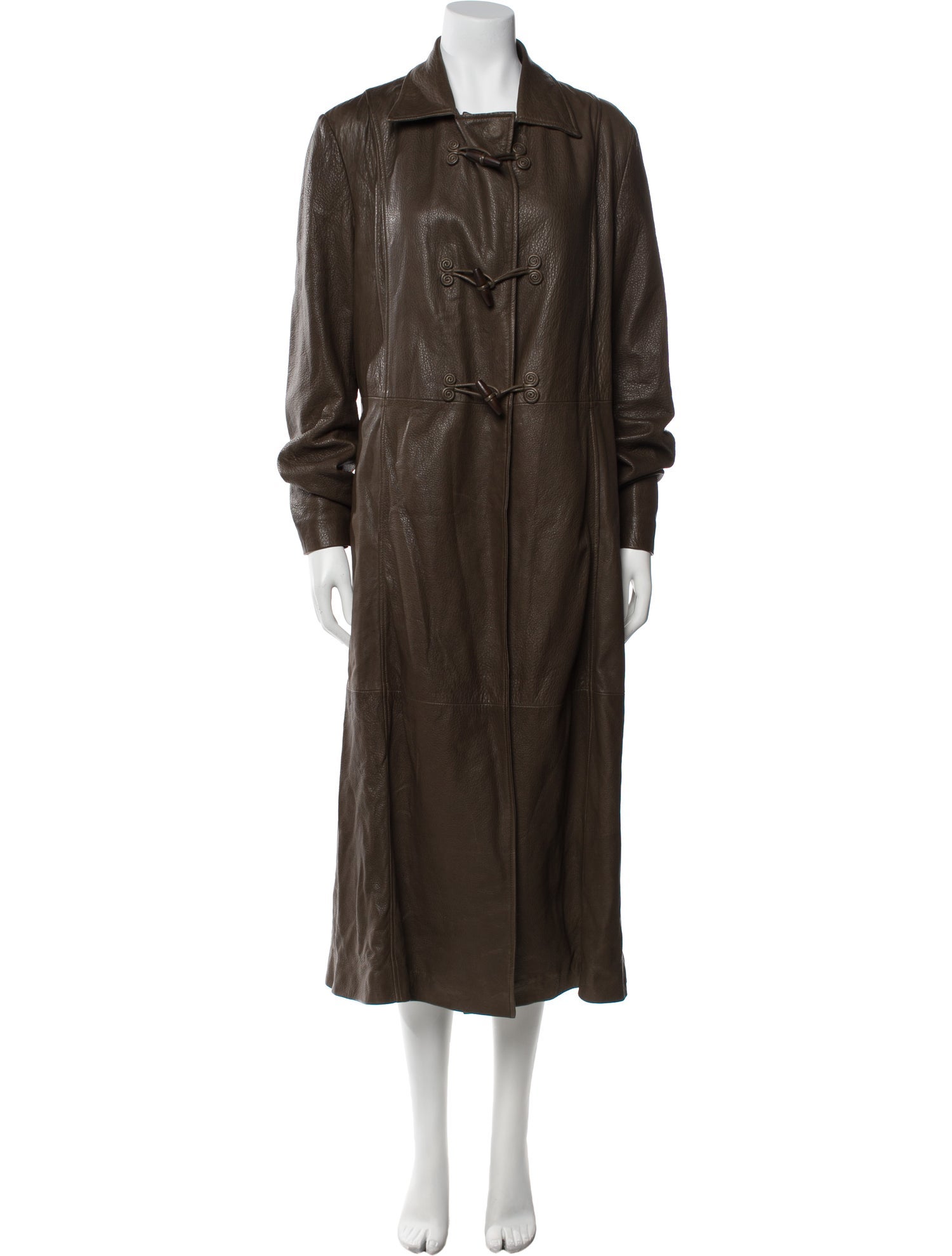 Paloma Wool Leather Trench Coat
