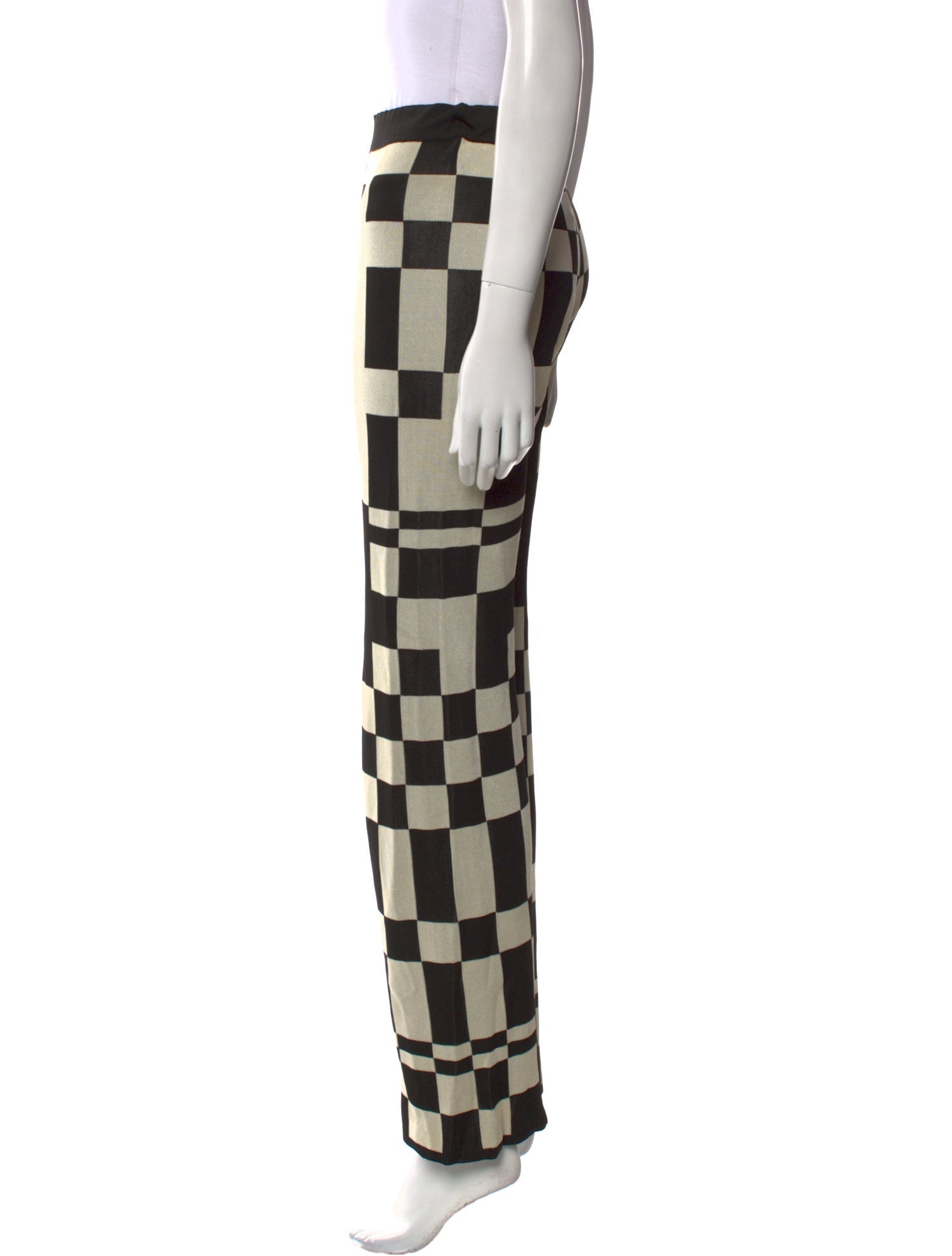 Paloma Wool Plaid Print Wide Leg Pants