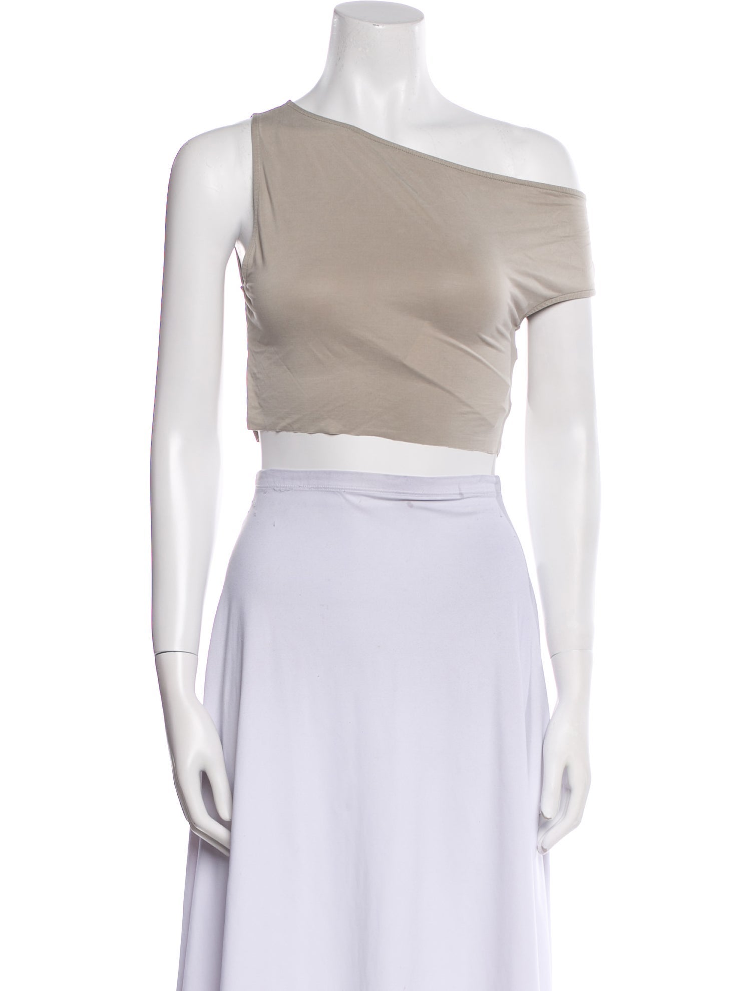 Paloma Wool Asymmetrical Short Sleeve Crop Top