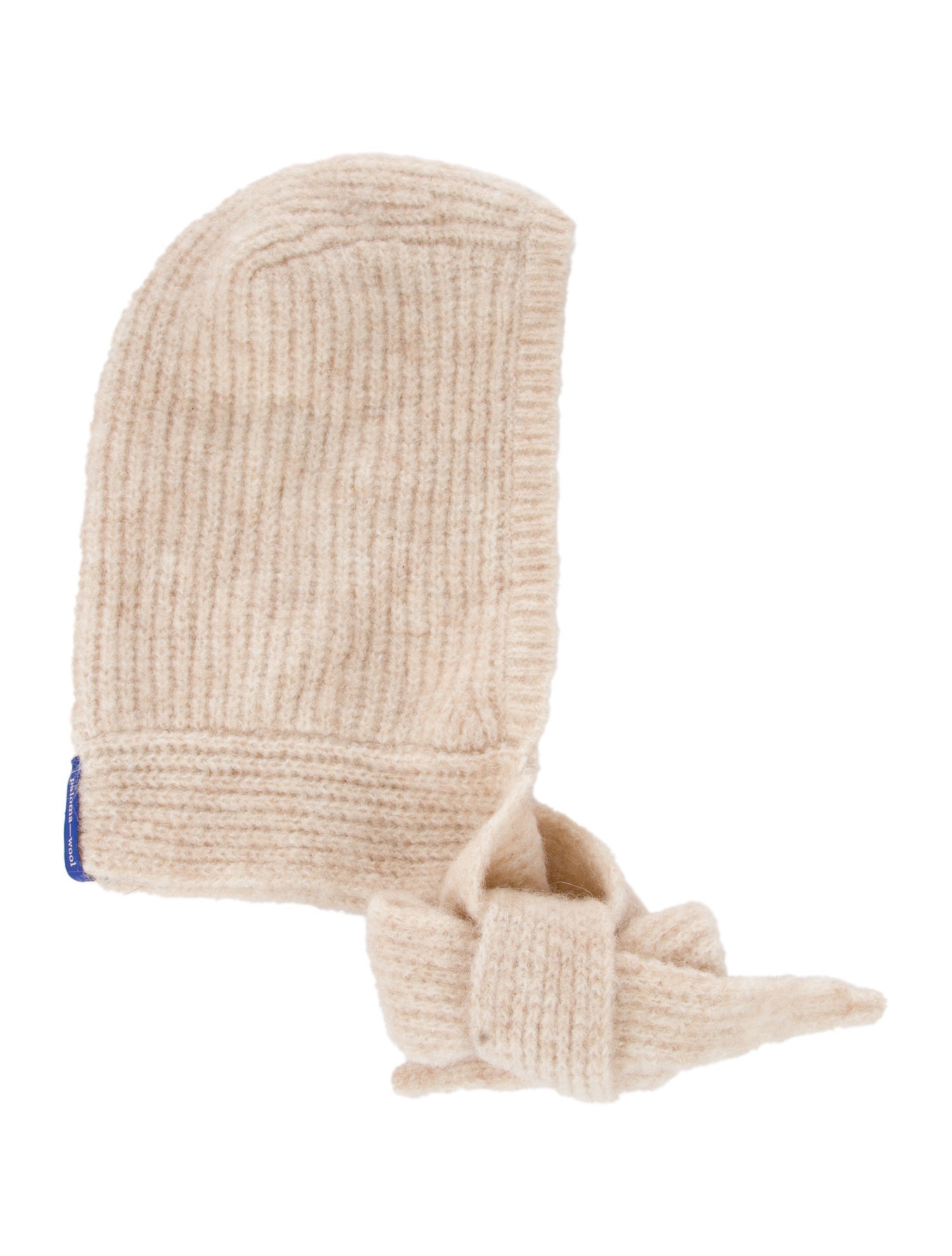 Paloma Wool Neutral Color Pattern Print Wool Knitted Trapper Hat