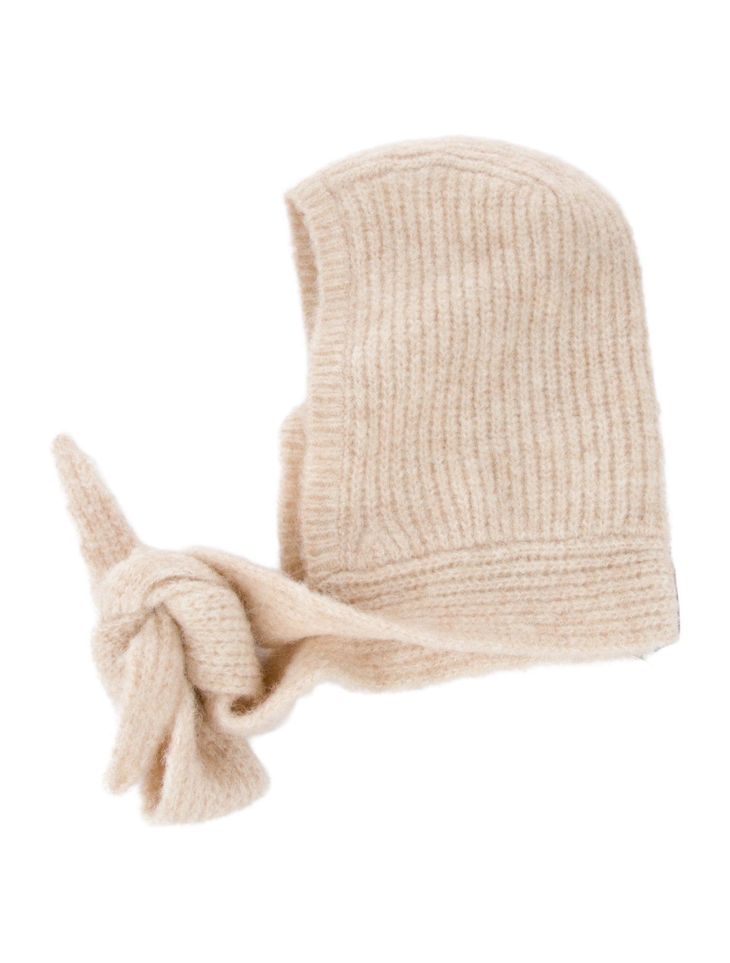 Paloma Wool Neutral Color Pattern Print Wool Knitted Trapper Hat