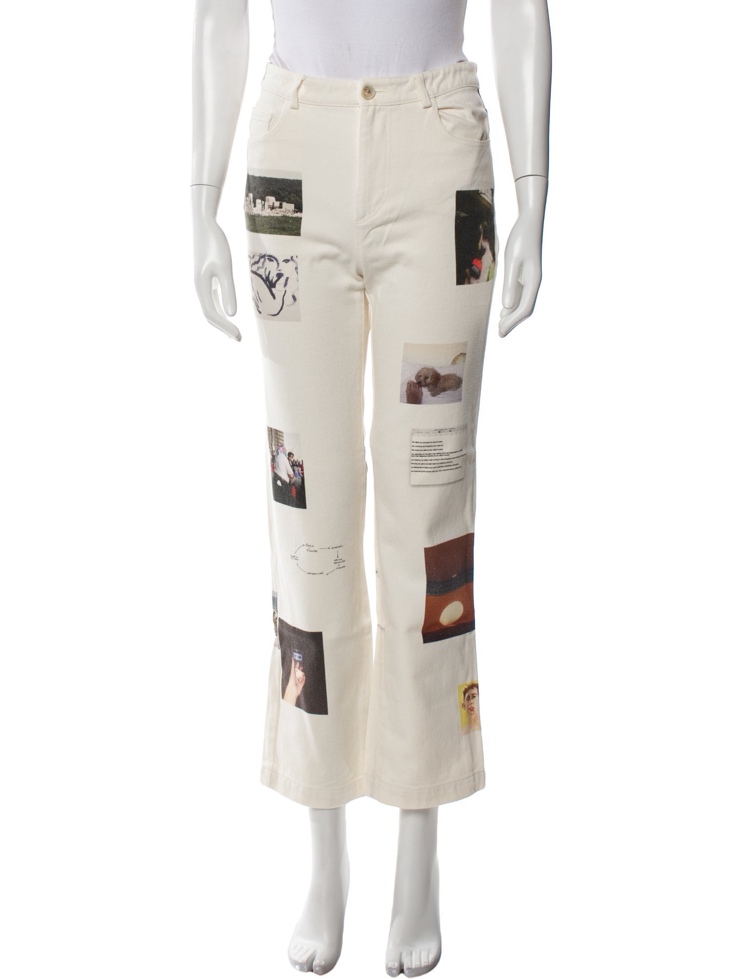 Paloma Wool Printed Straight Leg Pants