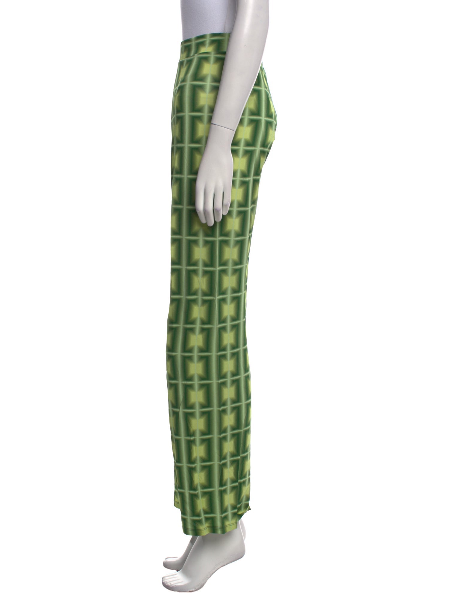 Paloma Wool Plaid Print Wide Leg Pants