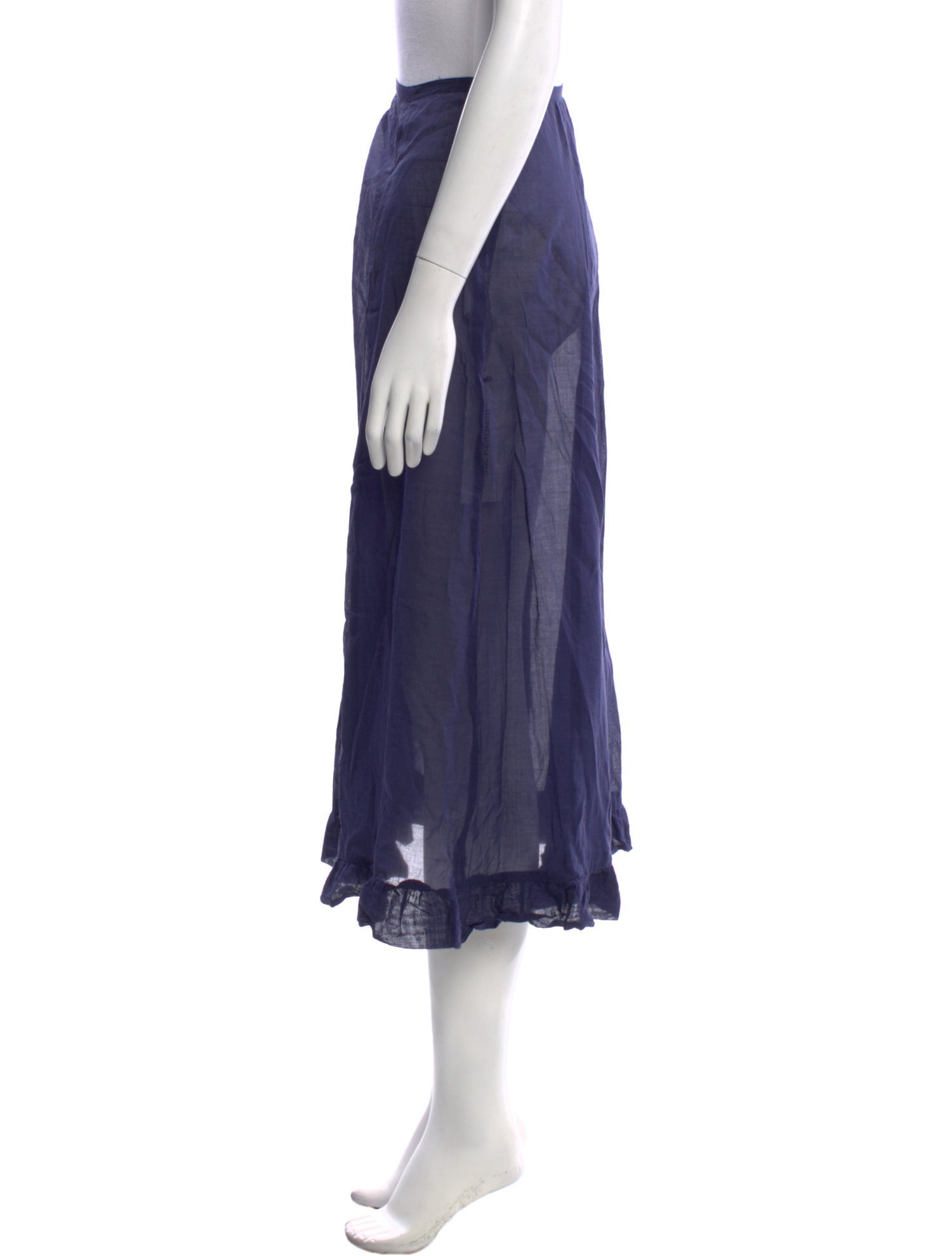 Paloma Wool Ruffle Embellishment Midi Length Skirt