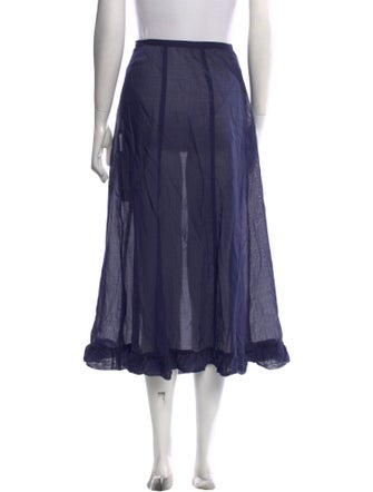 Paloma Wool Ruffle Embellishment Midi Length Skirt