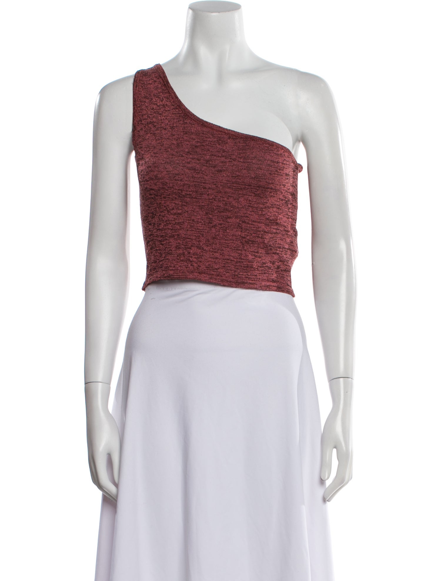 Paloma Wool One-Shoulder Sleeveless Crop Top
