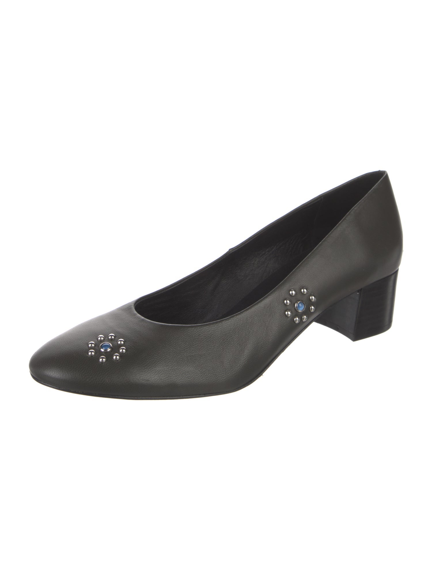 Paloma Wool Leather Studded Accents Pumps