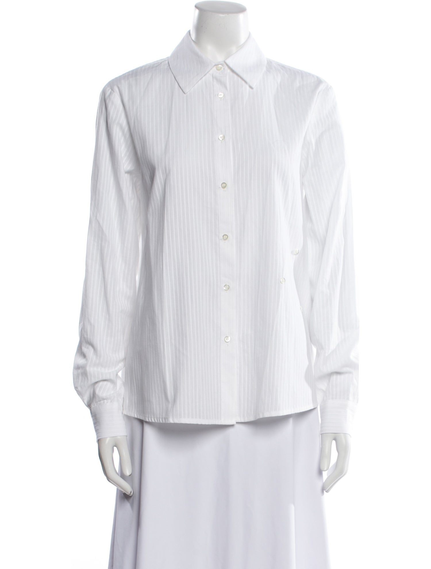 Paloma Wool Striped Long Sleeve Button-Up Top