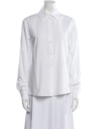 Paloma Wool Striped Long Sleeve Button-Up Top