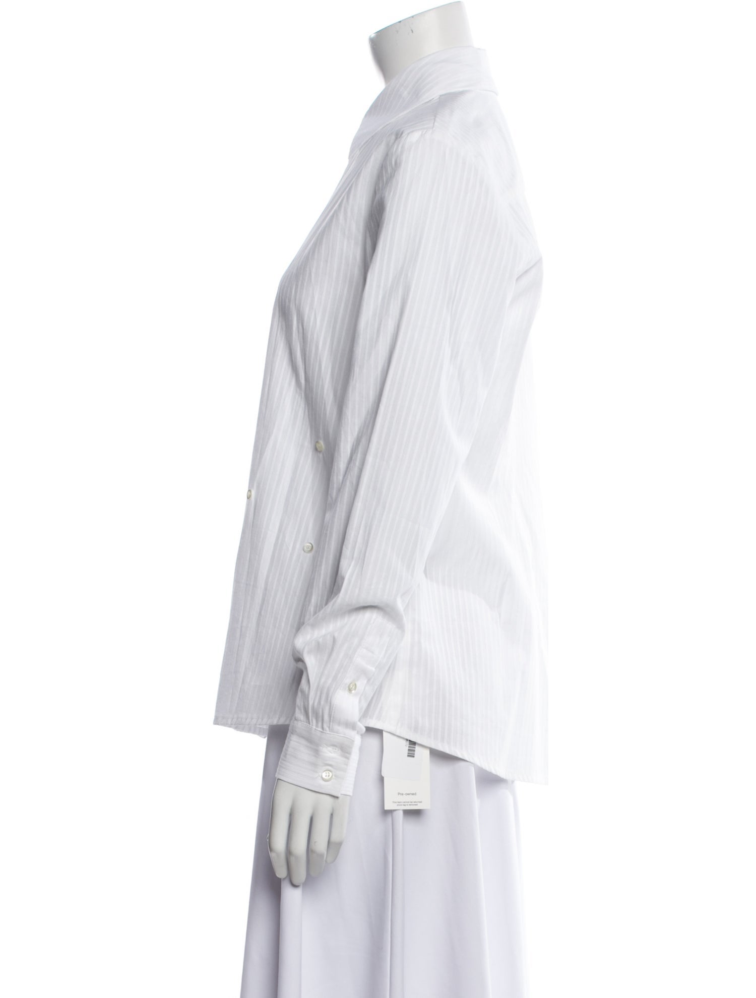 Paloma Wool Striped Long Sleeve Button-Up Top