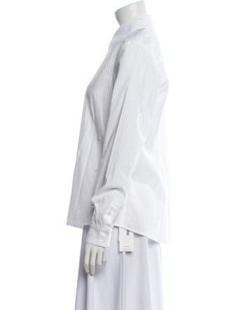 Paloma Wool Striped Long Sleeve Button-Up Top