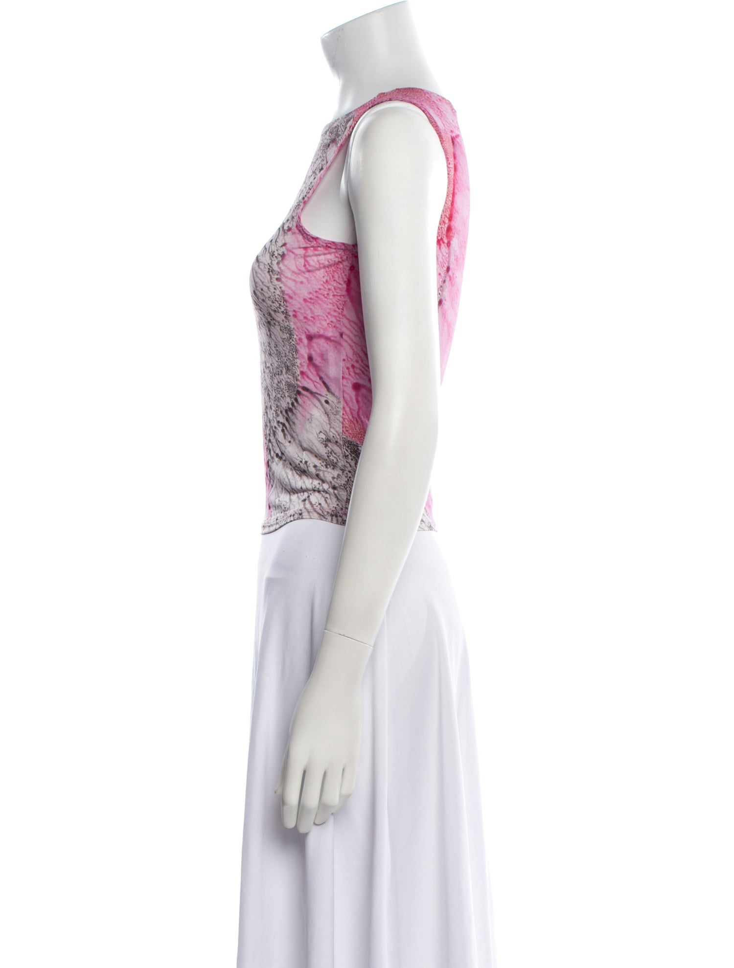 Paloma Wool Printed Crew Neck Crop Top