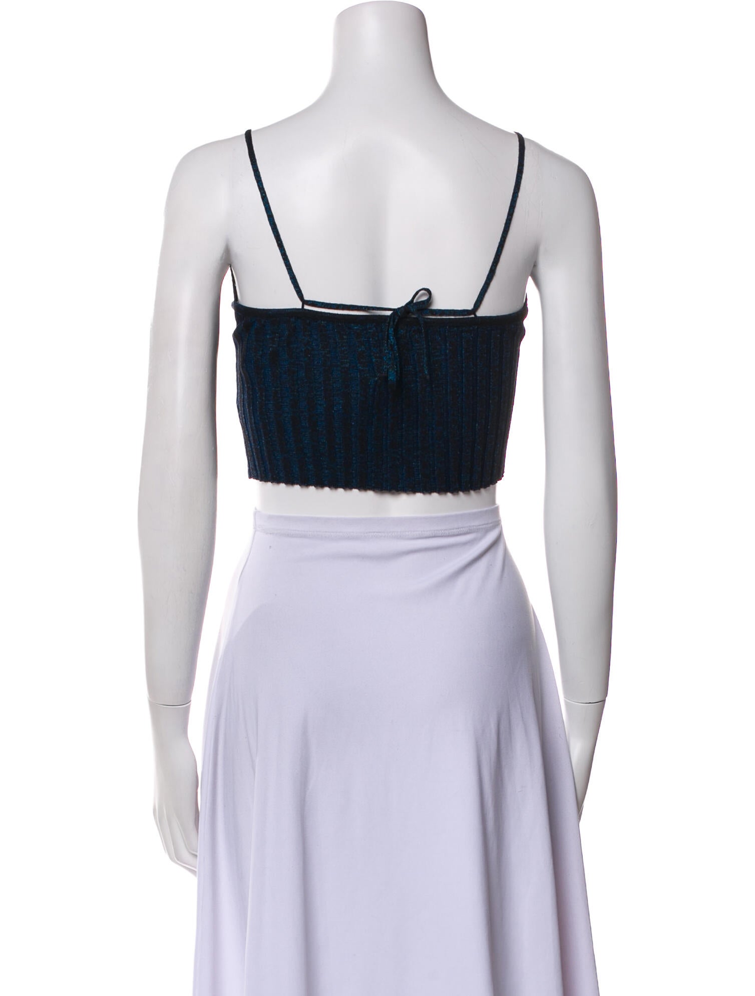 Paloma Wool Square Neckline Sleeveless Crop Top