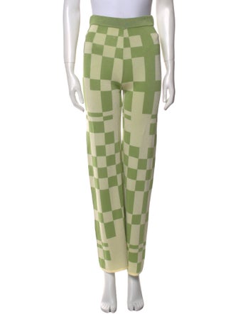 Paloma Wool Plaid Print Wide Leg Pants