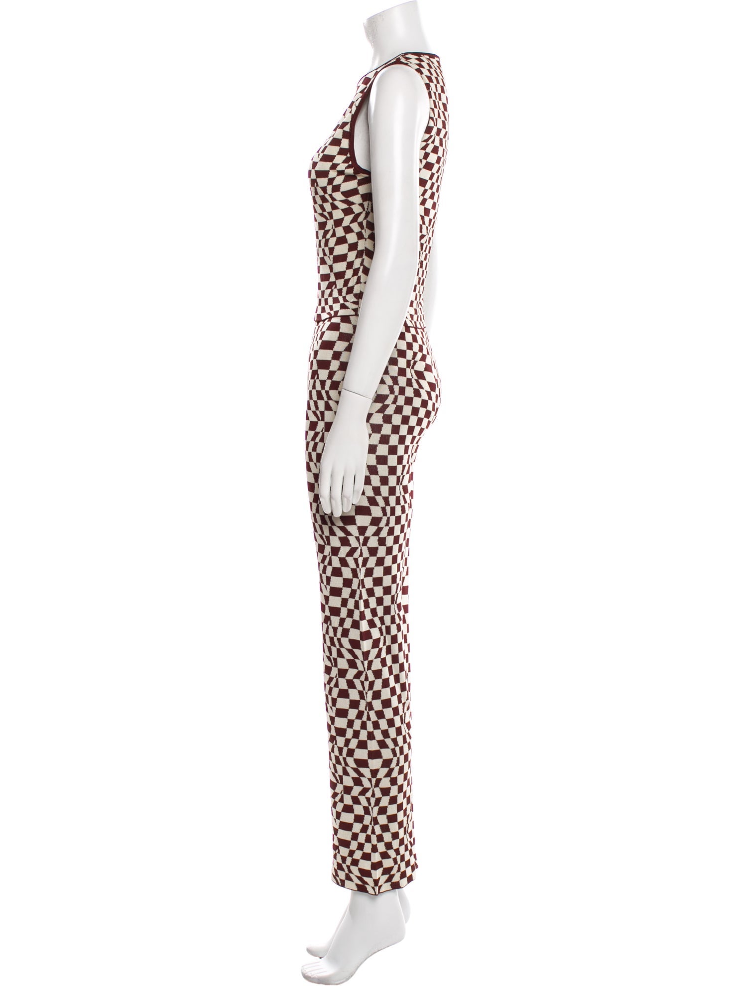 Paloma Wool Plaid Print Pant Set