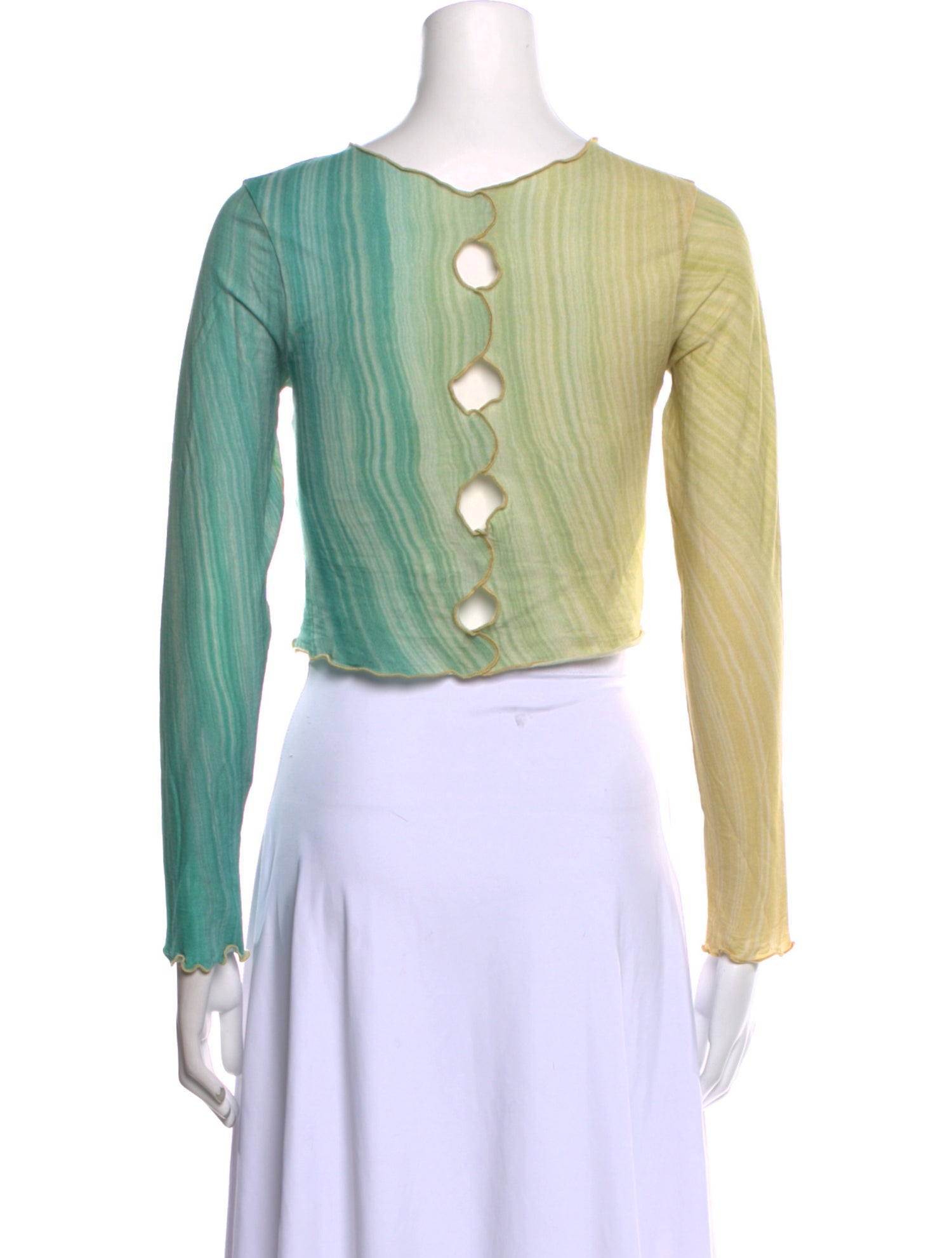 Paloma Wool Striped Crew Neck Crop Top