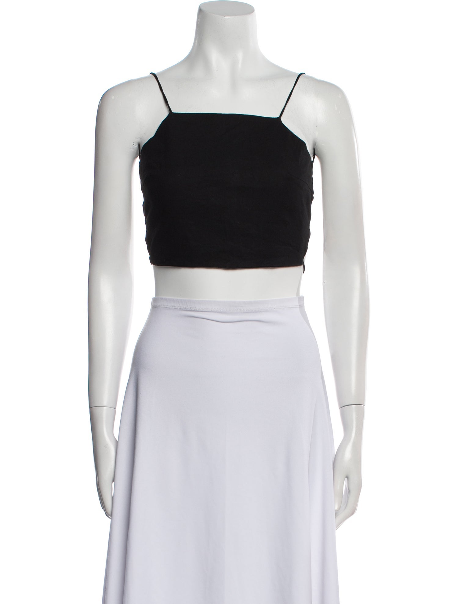 Paloma Wool Square Neckline Sleeveless Crop Top