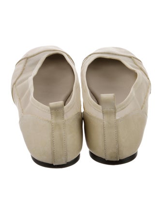 Paloma Wool Leather Mesh Accents Ballet Flats