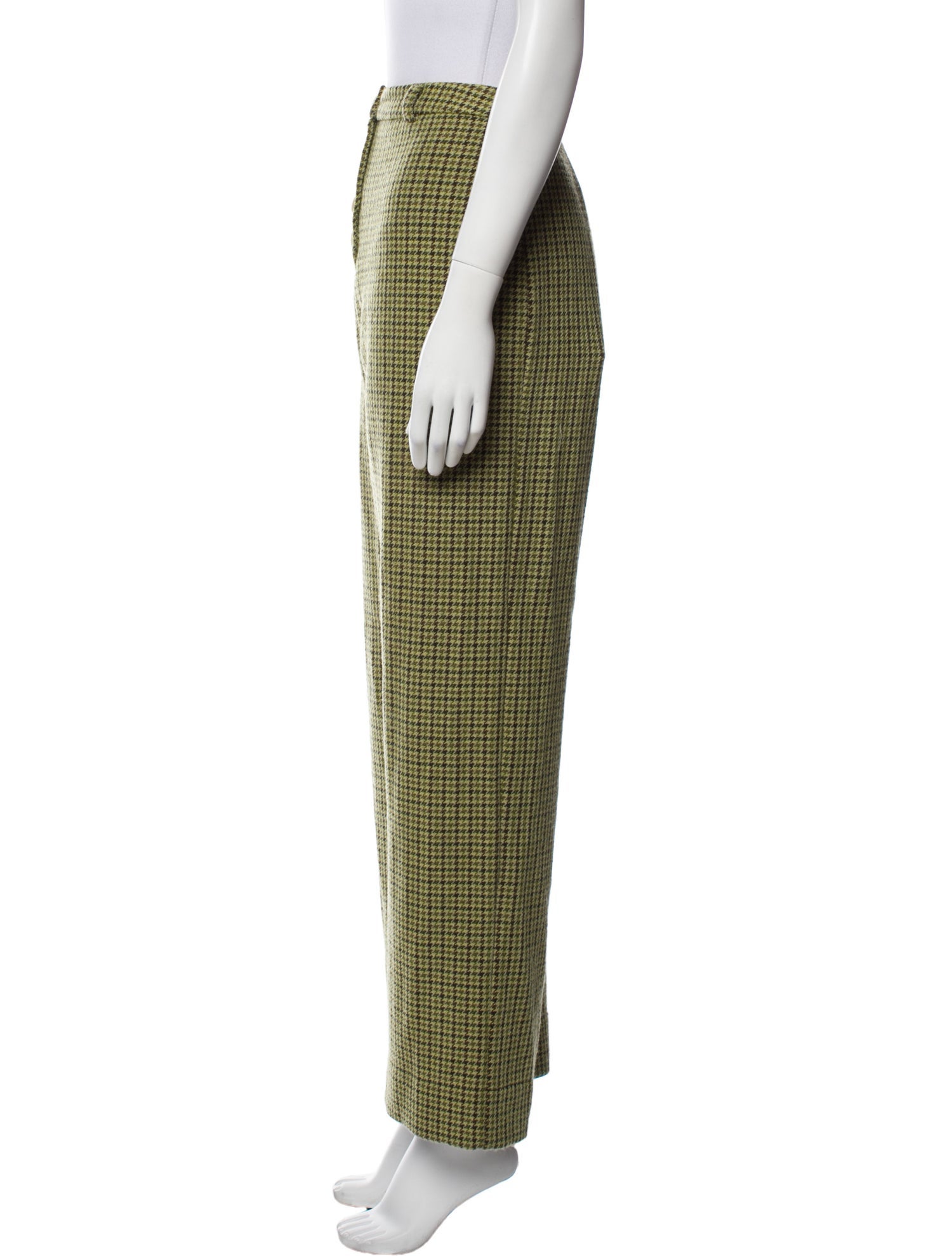 Paloma Wool Houndstooth Print Wide Leg Pants