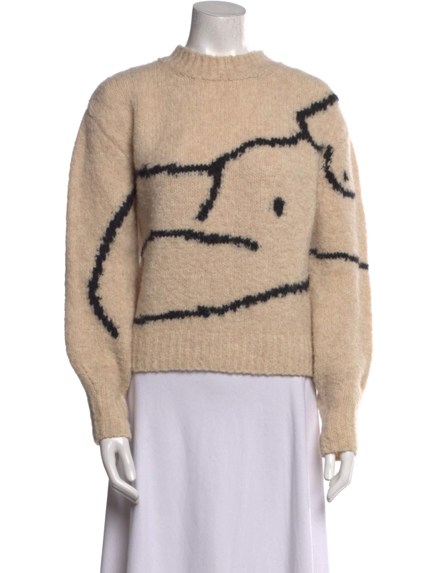Paloma Wool Printed Mock Neck Sweater