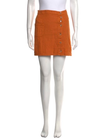 Paloma Wool Linen Mini Skirt