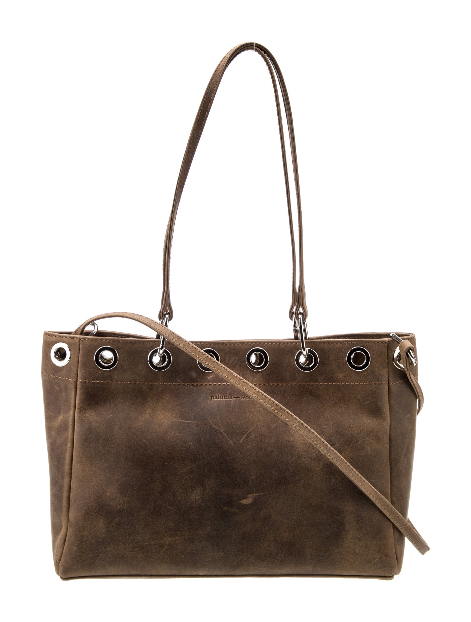 Paloma Wool Suede Shoulder Bag