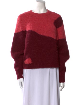 Paloma Wool Colorblock Pattern Crew Neck Sweater