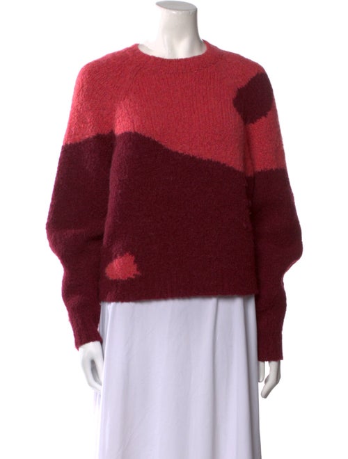 Paloma Wool Colorblock Pattern Crew Neck Sweater