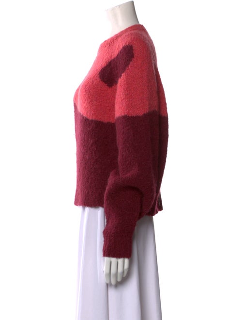 Paloma Wool Colorblock Pattern Crew Neck Sweater