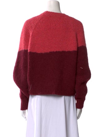 Paloma Wool Colorblock Pattern Crew Neck Sweater