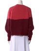 Paloma Wool Colorblock Pattern Crew Neck Sweater