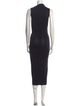 Paloma Wool Cowl Neck Midi Length Dress