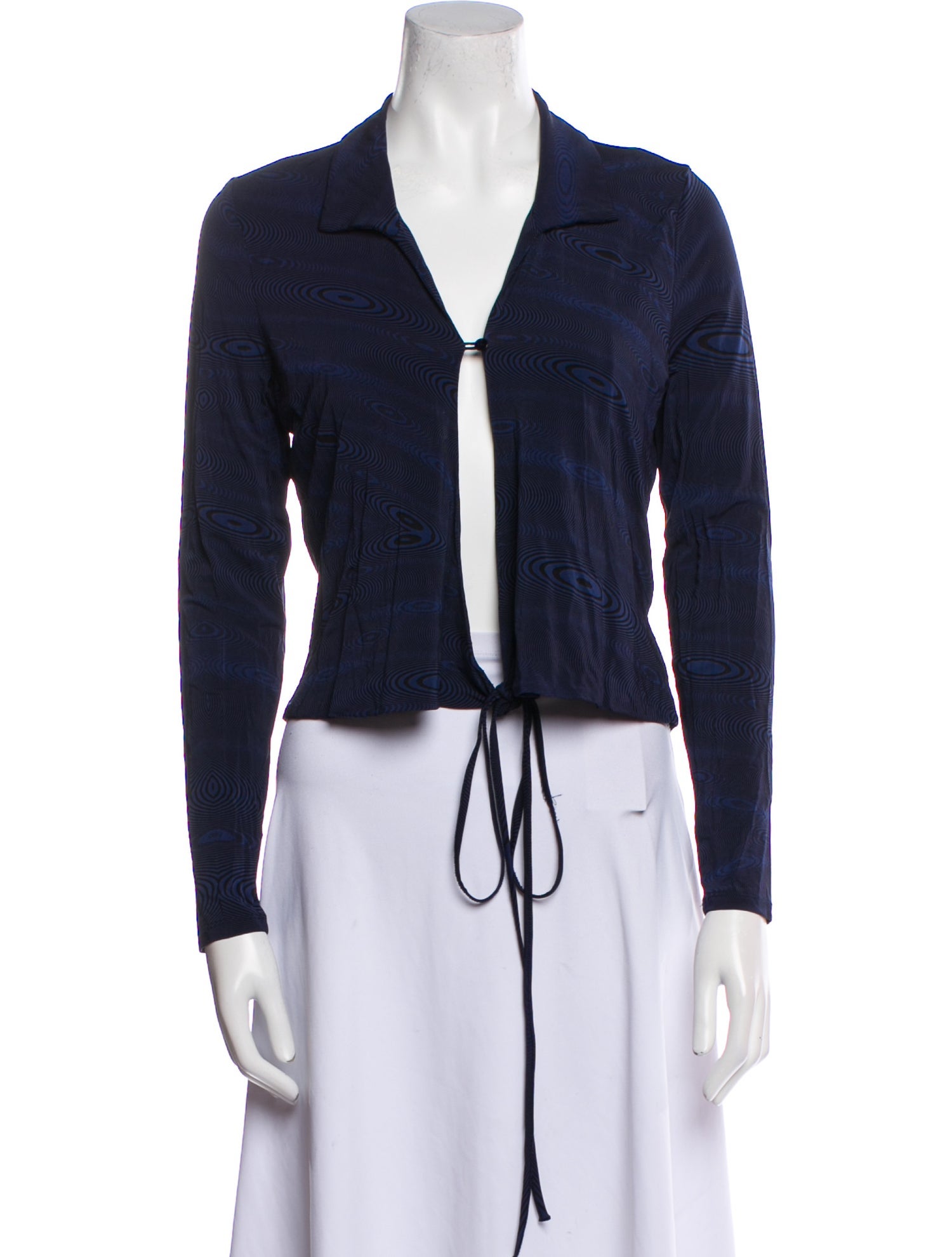 Paloma Wool V-Neck Long Sleeve Crop Top