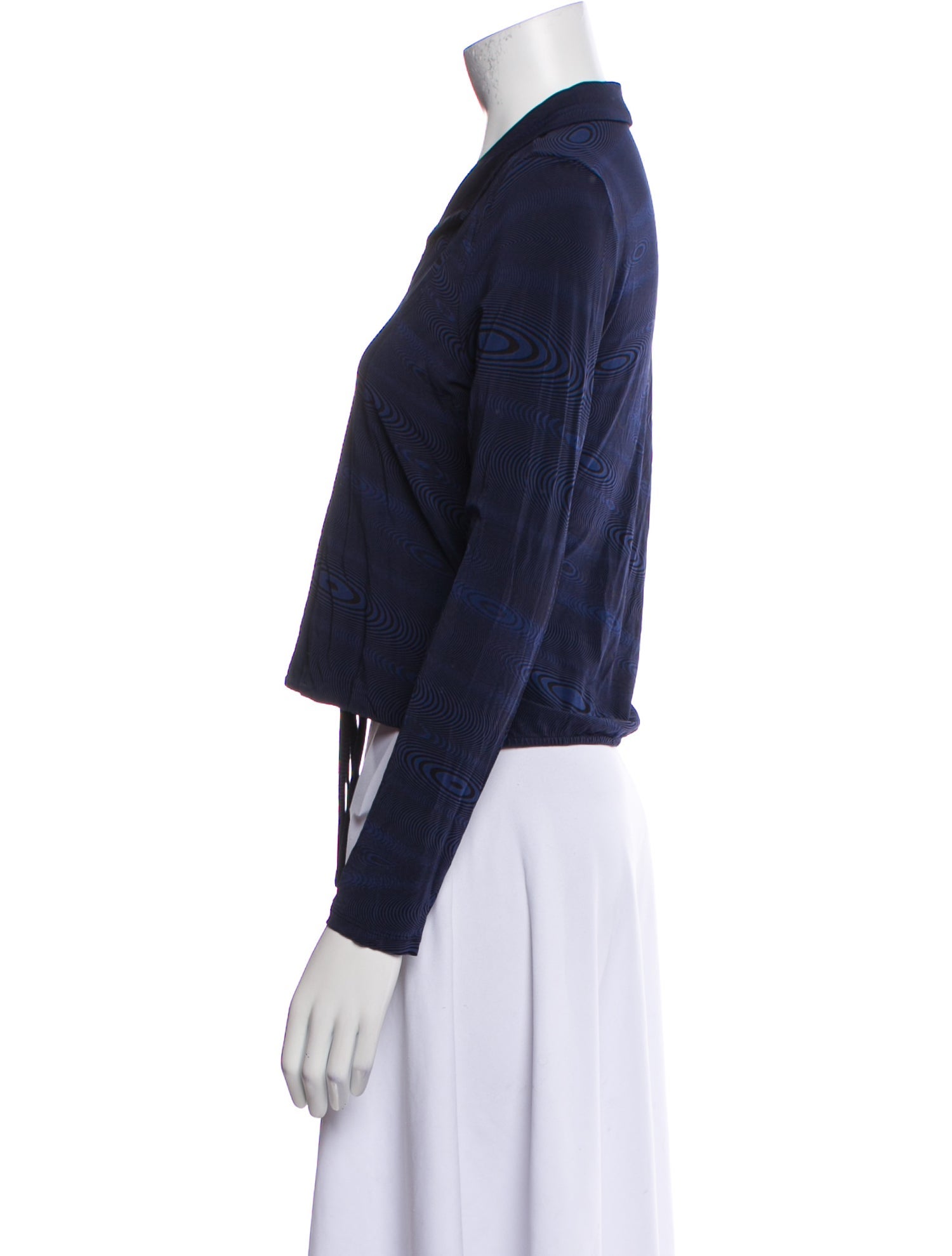 Paloma Wool V-Neck Long Sleeve Crop Top