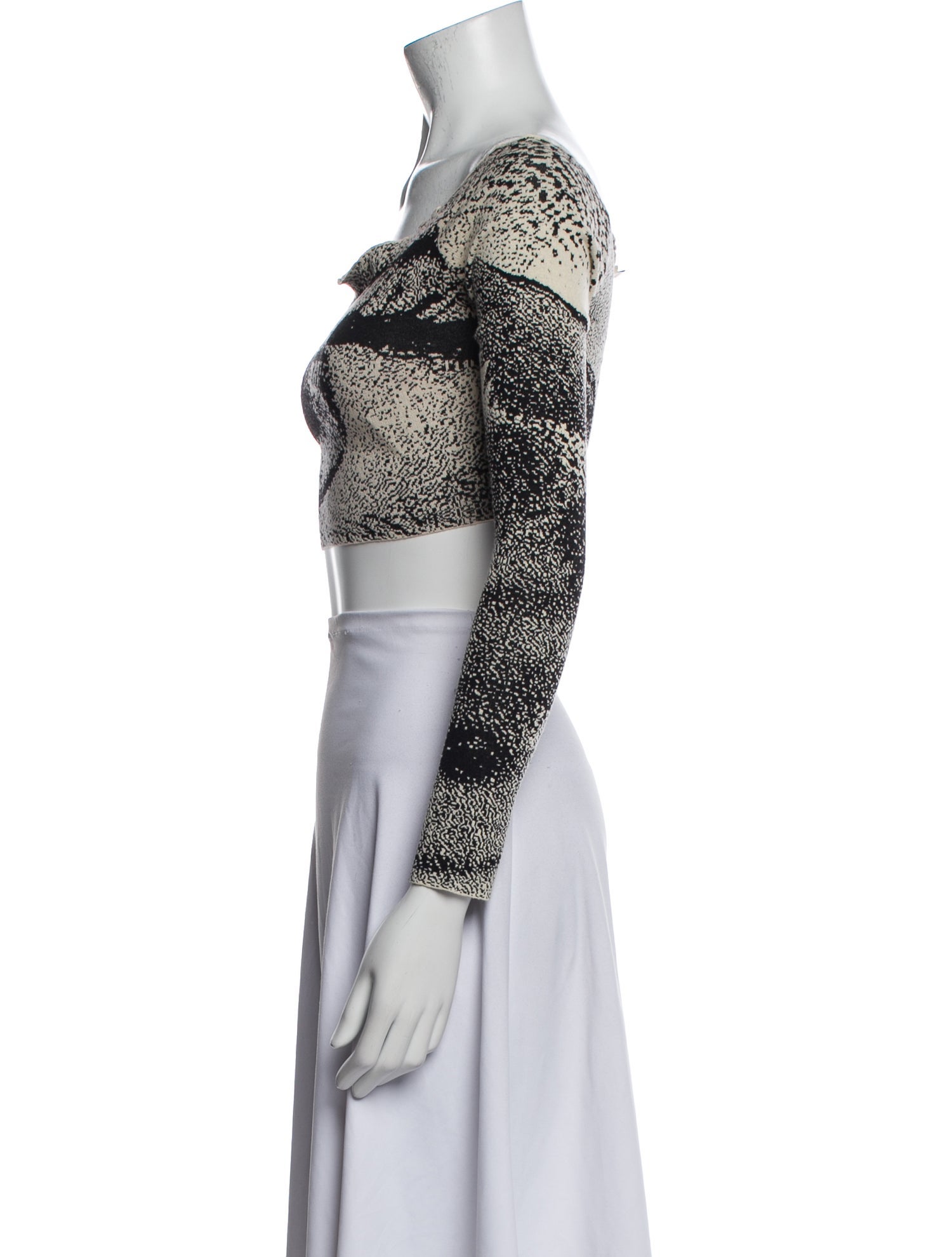 Paloma Wool Printed Scoop Neck Crop Top