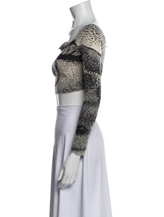 Paloma Wool Printed Scoop Neck Crop Top