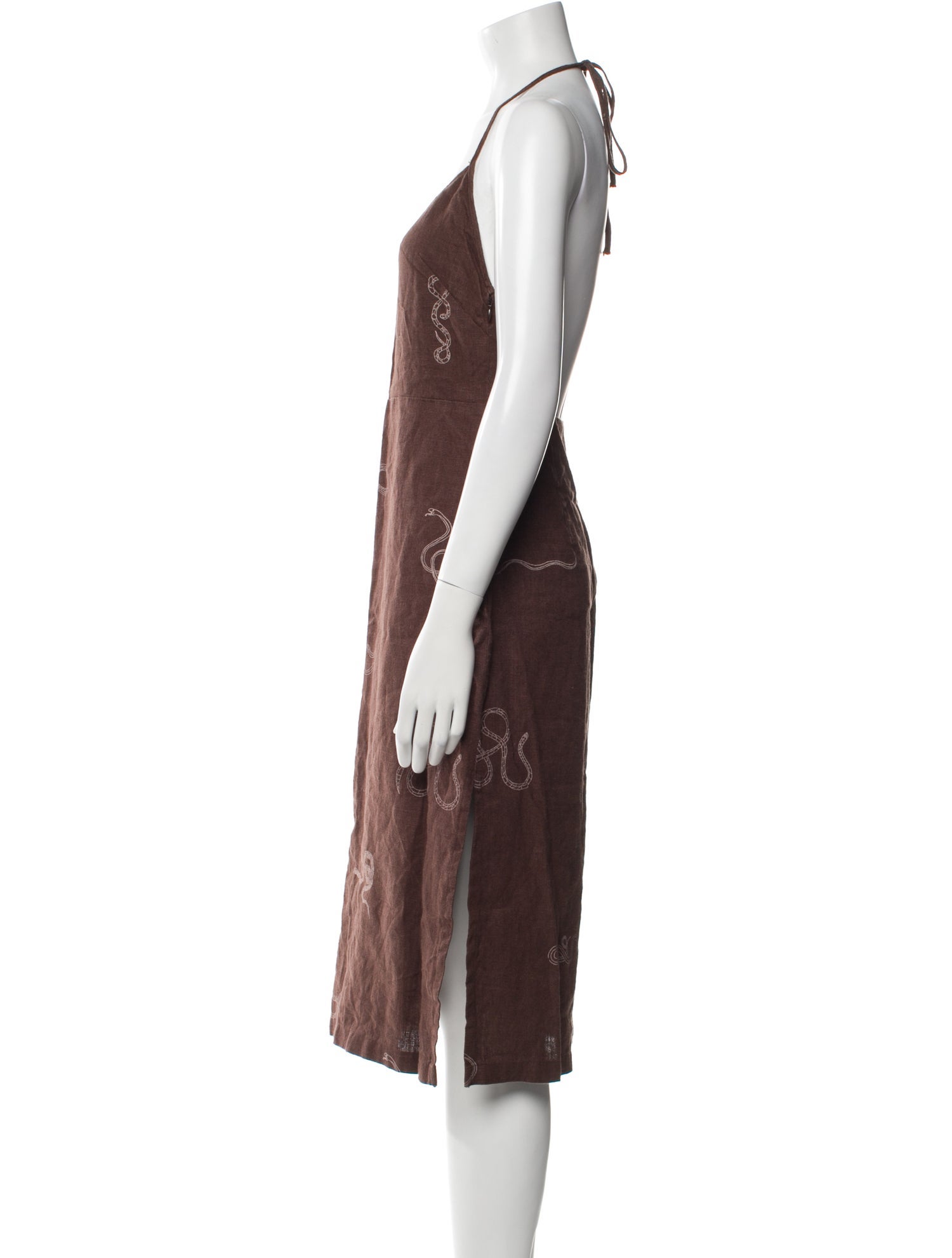 Paloma Wool Linen Knee-Length Dress