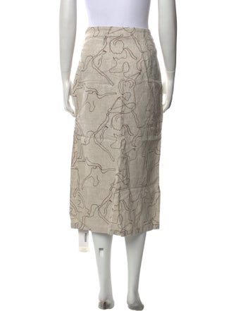 Paloma Wool Linen Midi Length Skirt