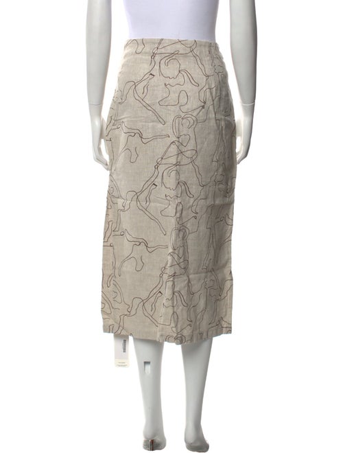 Paloma Wool Linen Midi Length Skirt