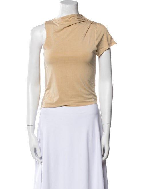 Paloma Wool One-Shoulder Short Sleeve Crop Top