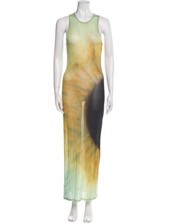 Paloma Wool Tie-Dye Print Long Dress