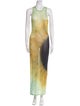 Paloma Wool Tie-Dye Print Long Dress