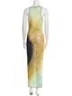 Paloma Wool Tie-Dye Print Long Dress