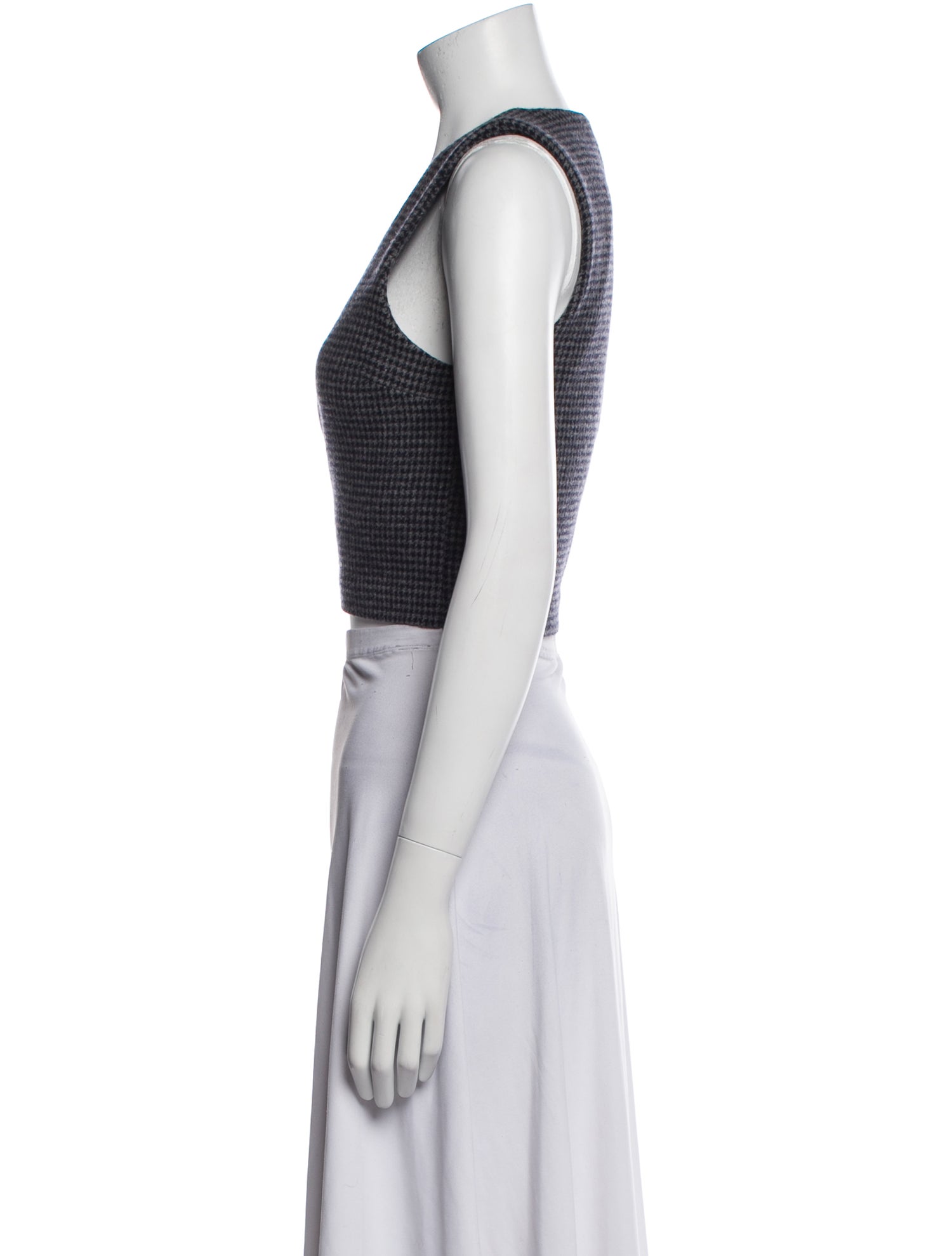 Paloma Wool V-Neck Sleeveless Crop Top