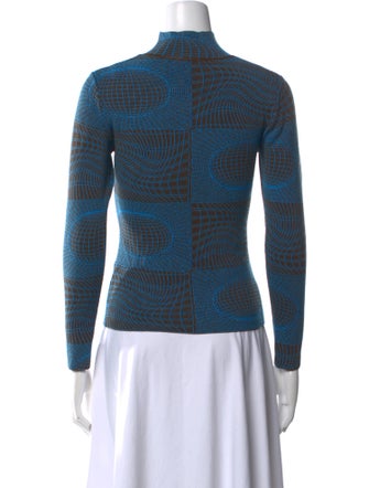 Paloma Wool Printed Mock Neck Sweater