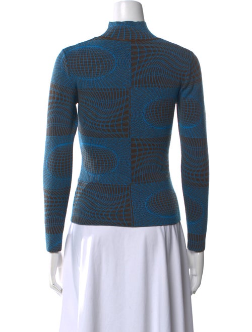 Paloma Wool Printed Mock Neck Sweater
