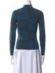 Paloma Wool Printed Mock Neck Sweater