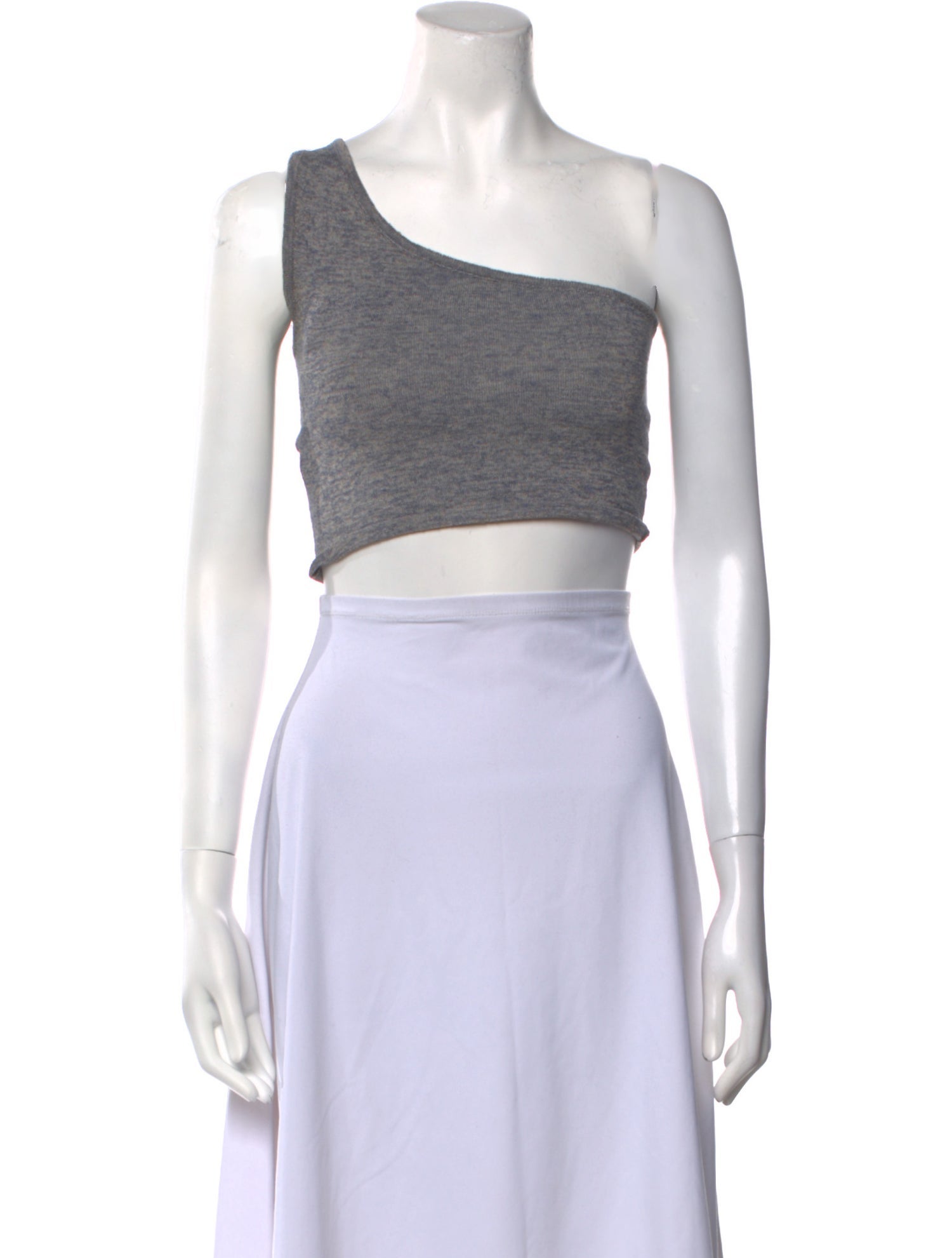 Paloma Wool One-Shoulder Sleeveless Crop Top